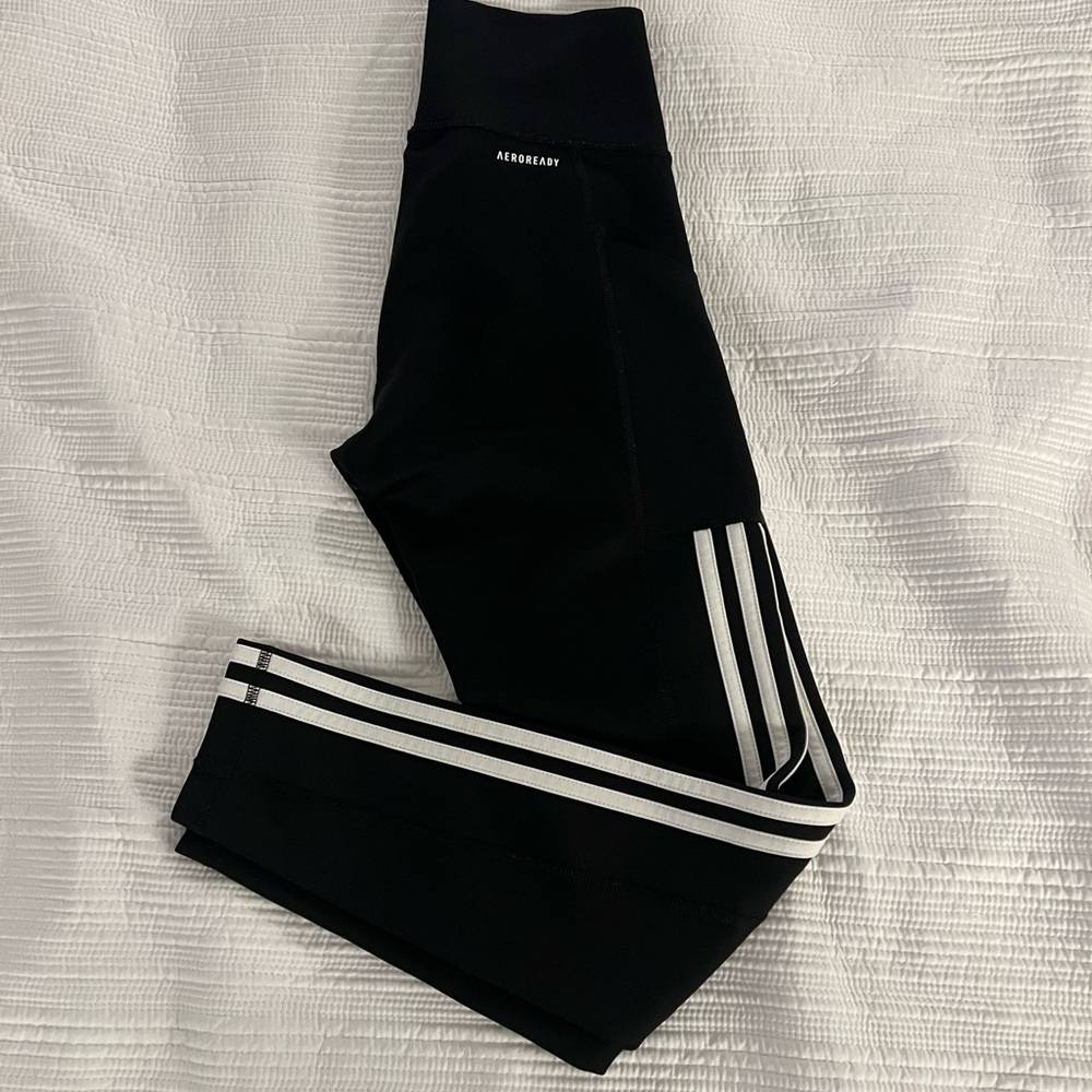 Adidas aeroready cropped high waisted jogger
